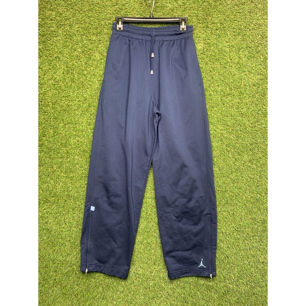 Jordan Sweatpants Mens Small Fleece Joggers Pockets Comfort Air Y2K Ankle Zip